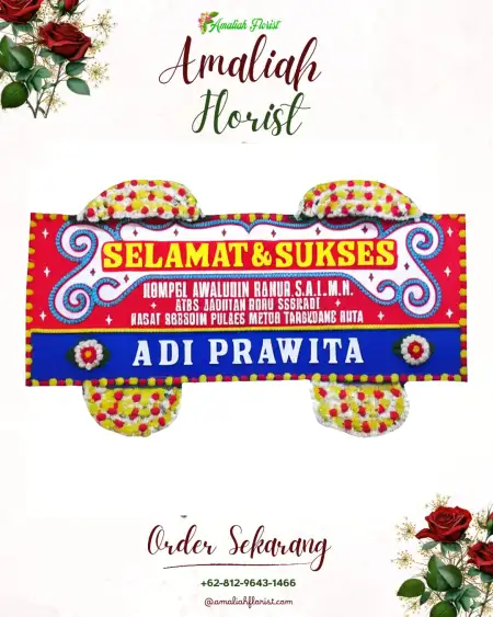 Papan Bunga Ucapan Selamat Suka Damai