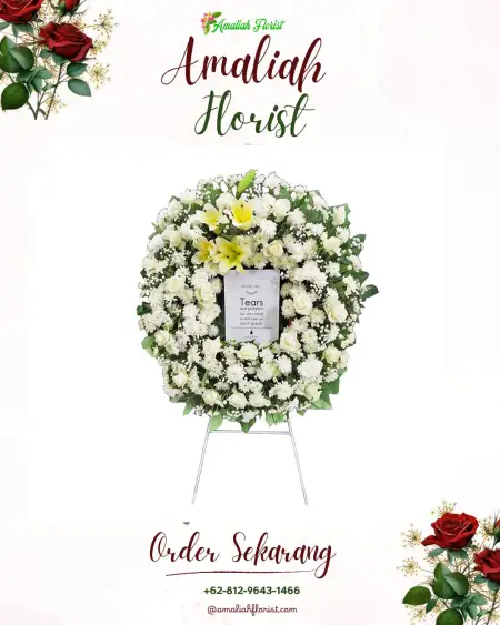 Krans Bunga Duka Suka Damai