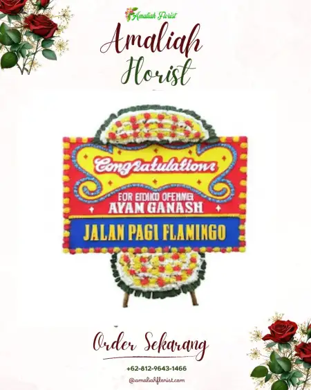Sewa Papan Bunga Suka Damai